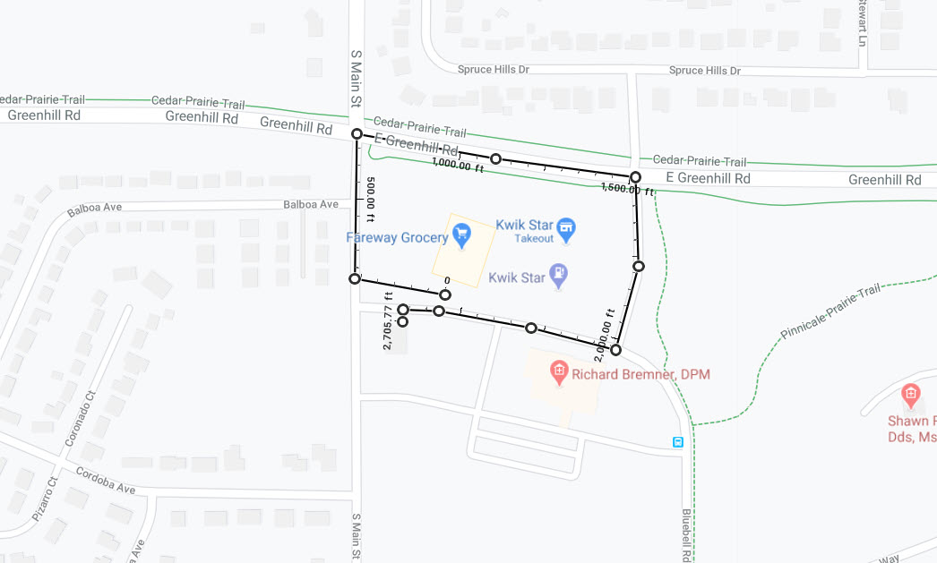 Protest March Route